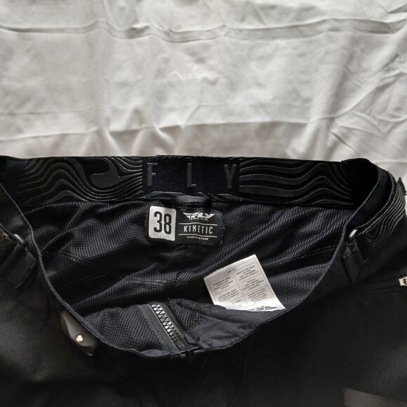 Fly Racing Pants Men's 38 Black Kinetics Travel, Work & Casual Techwear - Picture 14 of 16